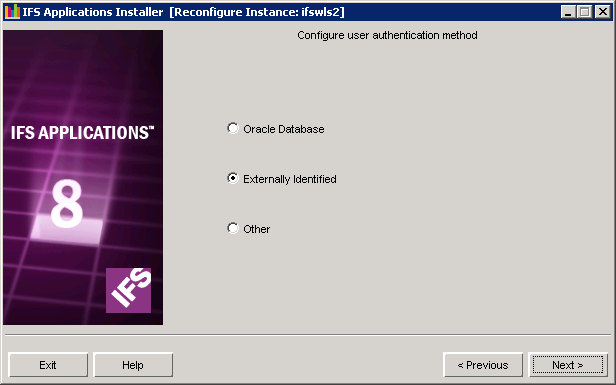 Configure auth in installer