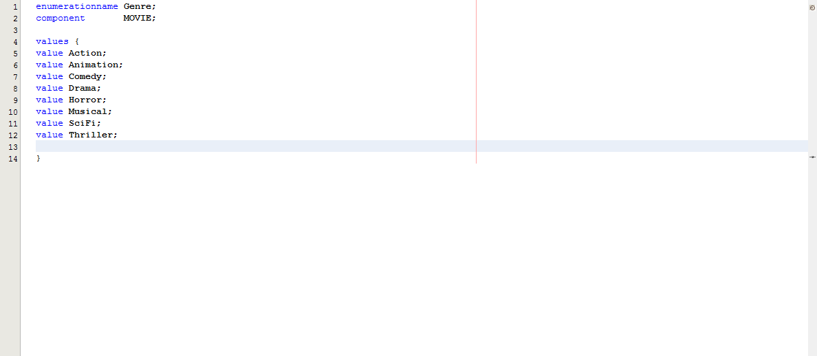 Modeling Enumerations